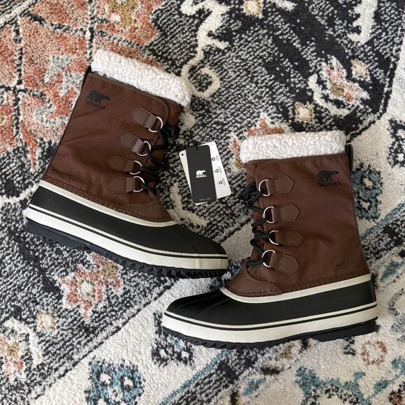 SOREL 1964 Pac Nylon WP Boot Tobacco Black - Picture 2 of 4